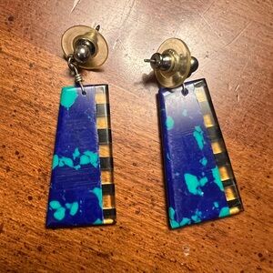 80’s inspired earrings
